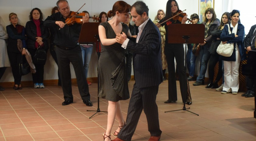 Müzede tango rüzgarı esti