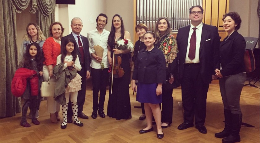 Moskova Çaykovsky Konservatuvarında müzik şöleni
