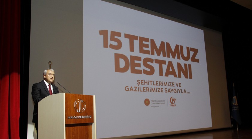 Anadolu Üniversitesi, “15 Temmuz Demokrasi Şehitlerini ve Gazilerini” unutmadı