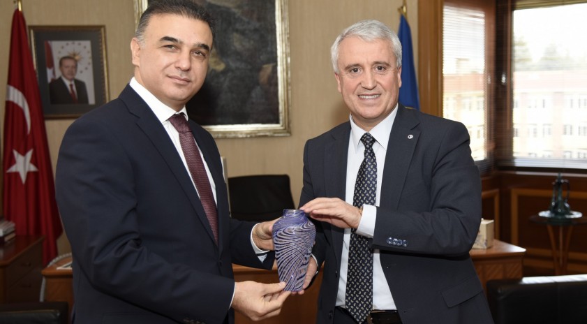 Maliye Bakanlığı’ndan Rektör Gündoğan’a ziyaret