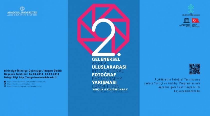 Anadolu Üniversitesi Açıköğretim Sisteminden Geleneksel Uluslararası Fotoğraf Yarışması