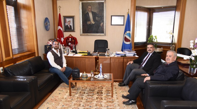 Büro Memur-Sen Eskişehir, Rektörümüz Prof. Dr. Çomaklı’yı ziyaret etti