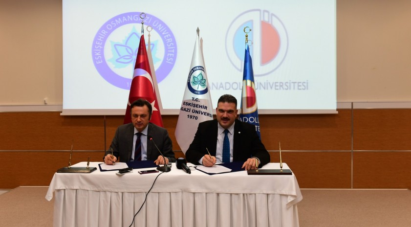 Üniversitemiz ile Eskişehir Osmangazi Üniversitesi arasında iş birliği protokolü 
