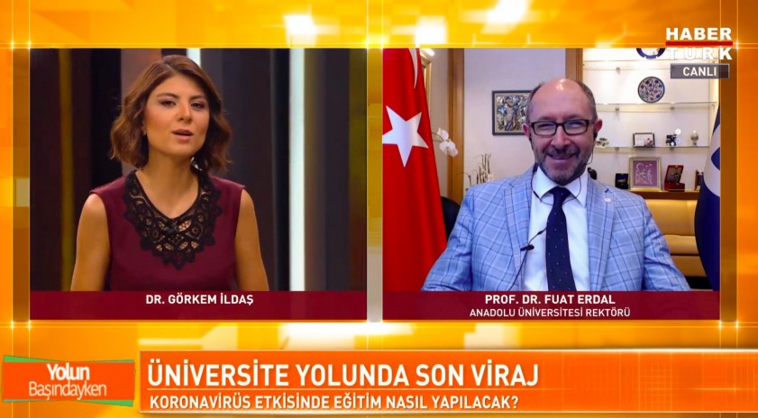 Rektör Prof. Dr. Erdal: “Pandemi koşullarına en hazır üniversitelerinden biri Anadolu Üniversitesi”