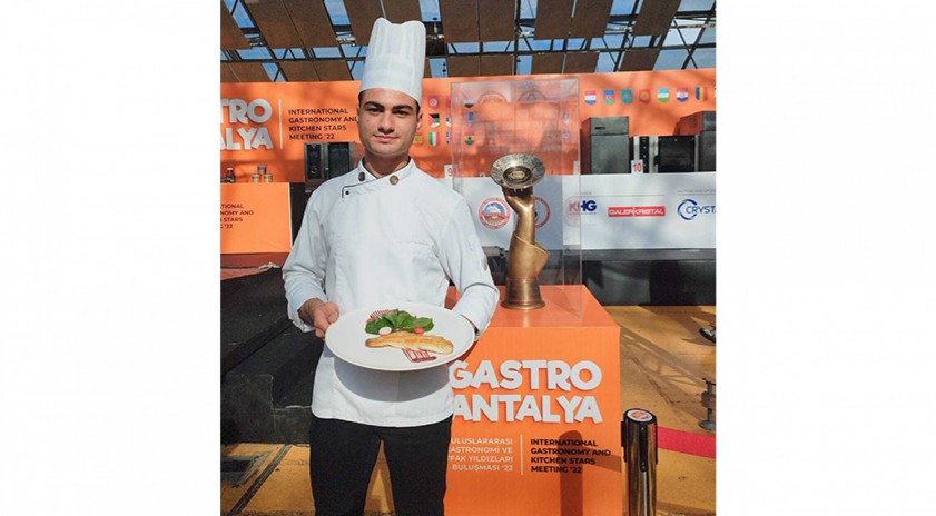 Üniversitemize Gastroantalya Uluslararası Gastronomi ve Mutfak Yıldızları Buluşması’ndan Bronz Madalya