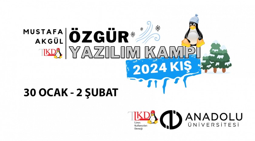 “Mustafa Akgül Özgür Yazılım Kış Kampı” 30 Ocak’ta başlayacak
