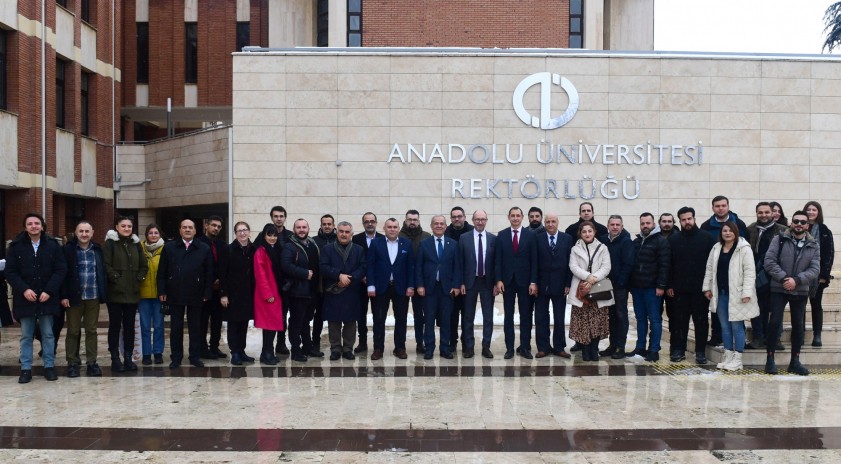 Anadolu Üniversitesi Eskişehir basın çalışanlarını ağırladı