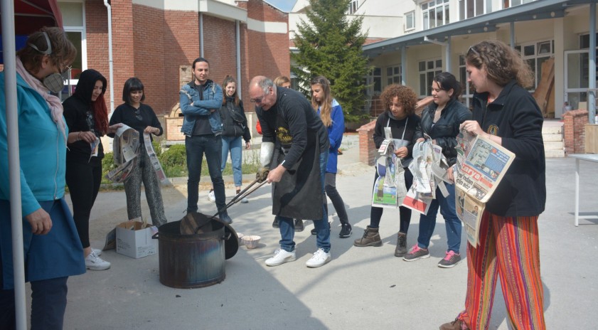 Seramik pişiriminde farklı teknikler denendi