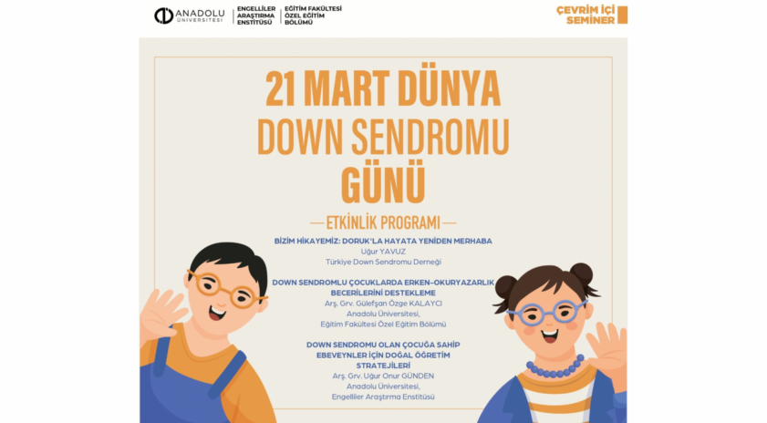 Üniversitemizden “21 Mart Dünya Down Sendromu Günü”ne özel etkinlik