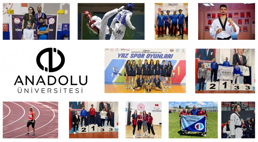 Sporcularımız Anadolu Üniversitesini bu yıl da başarıyla temsil etti