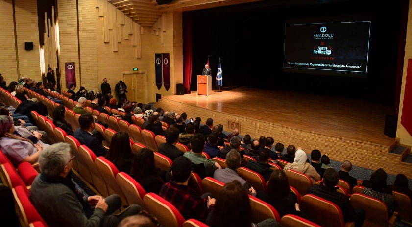 Anadolu Üniversitesinde “Asrın Birlikteliği” Anma Töreni gerçekleştirildi
