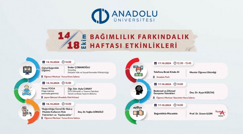 Bağımlılık Farkındalık Haftası kapsamında etkinlikler gerçekleştirildi