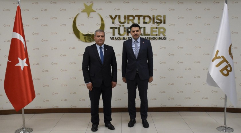 Rektör Adıgüzel’den YTB Başkanı Abdullah Eren’e ziyaret