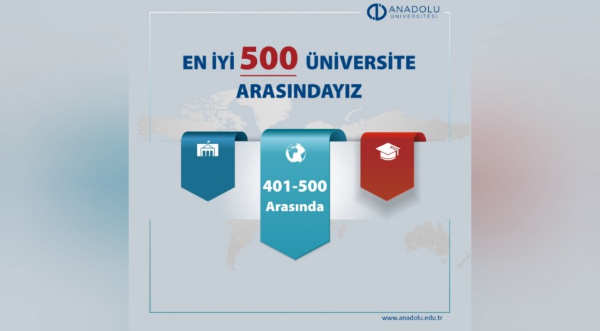 Anadolu Üniversitesi bu yıl da dört kategoride “Times Higher Education” sıralamasına girdi