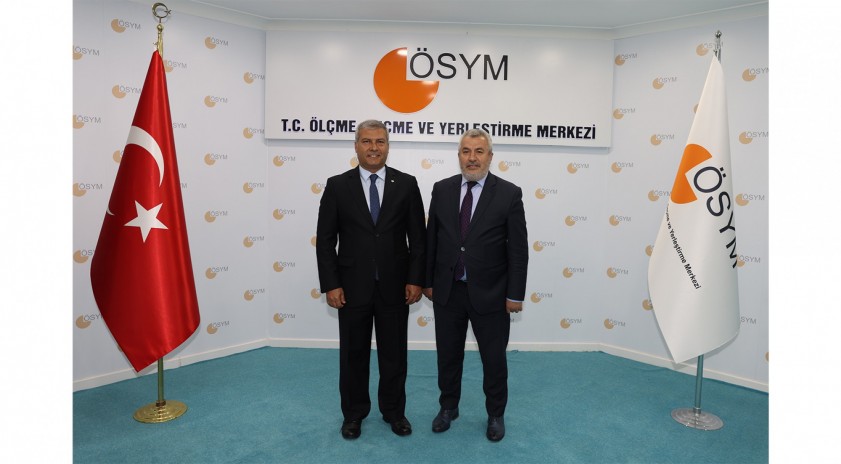 Rektör Adıgüzel’den ÖSYM Başkanı Ersoy’a ziyaret
