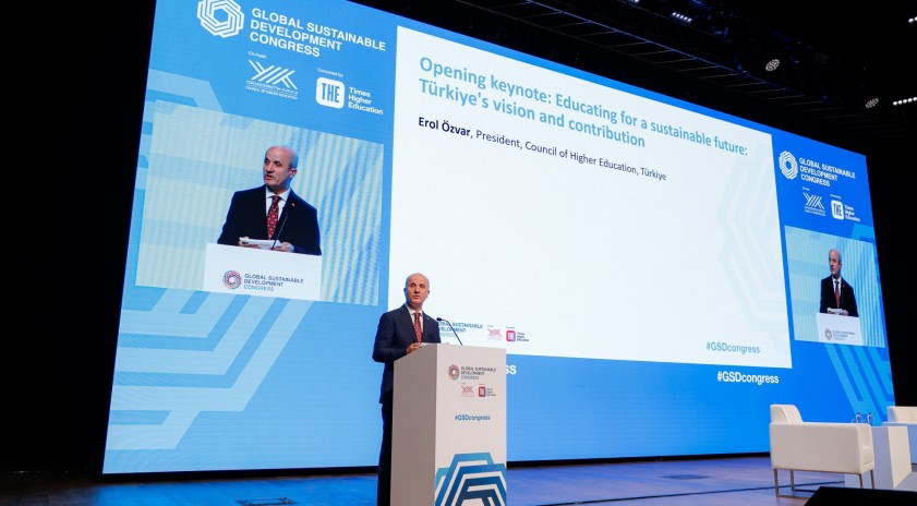 Anadolu Üniversitesi Yüksek Öğretim Kurulu ve Times Higher Education ortaklığıyla düzenlenen “Küresel Sürdürülebilirlik ve Kalkınma Kongresi”nde temsil edildi