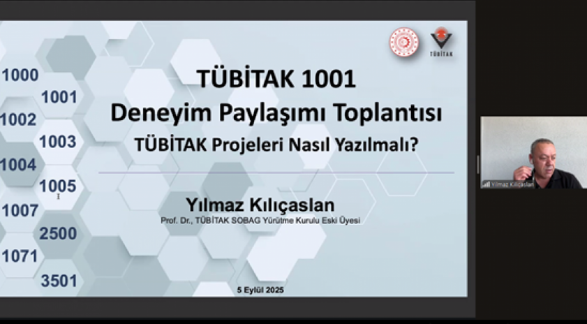 “TÜBİTAK 1001 Deneyim Paylaşımı Toplantısı” gerçekleştirildi