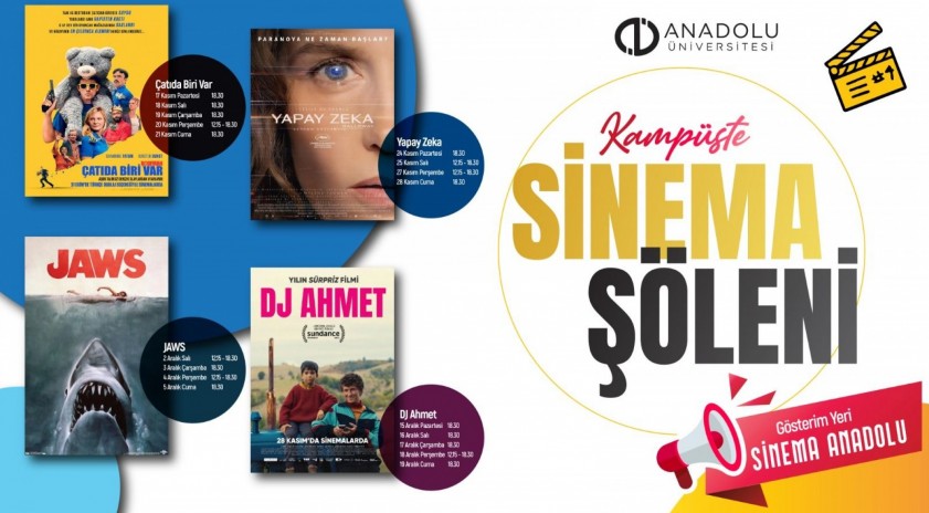 “Kampüste Sinema Şöleni” dört yeni filmle devam ediyor