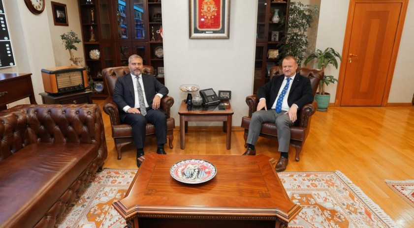 Rektör Adıgüzel’den RTÜK Başkanı Daniş’e hayırlı olsun ziyareti