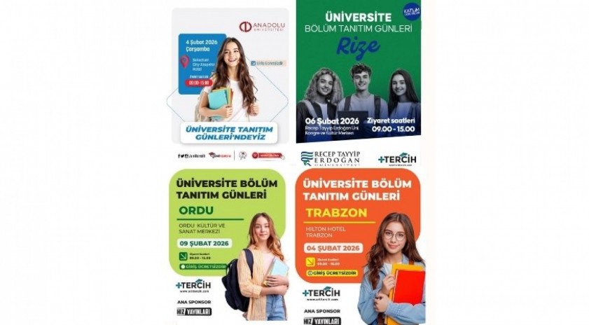 Anadolu &Uuml;niversitesi, &uuml;niversite ve b&ouml;l&uuml;m fuarlarında &ouml;ğrenci adaylarının yanında