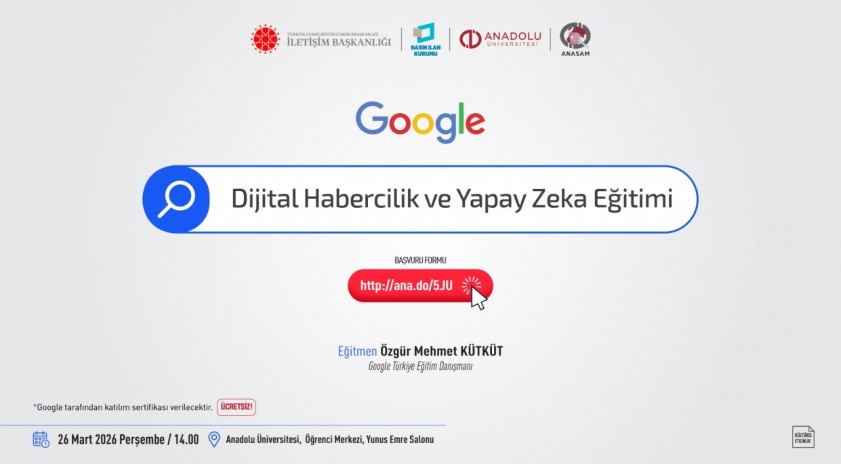 Anadolu &Uuml;niversitesinde Dijital Habercilik ve Yapay Zek&acirc; Eğitimi Programı d&uuml;zenlenecek