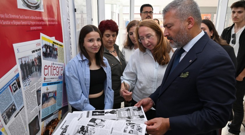 Engelliler Entegre Y&uuml;ksekokulundan "Yıl Sonu Sergisi"